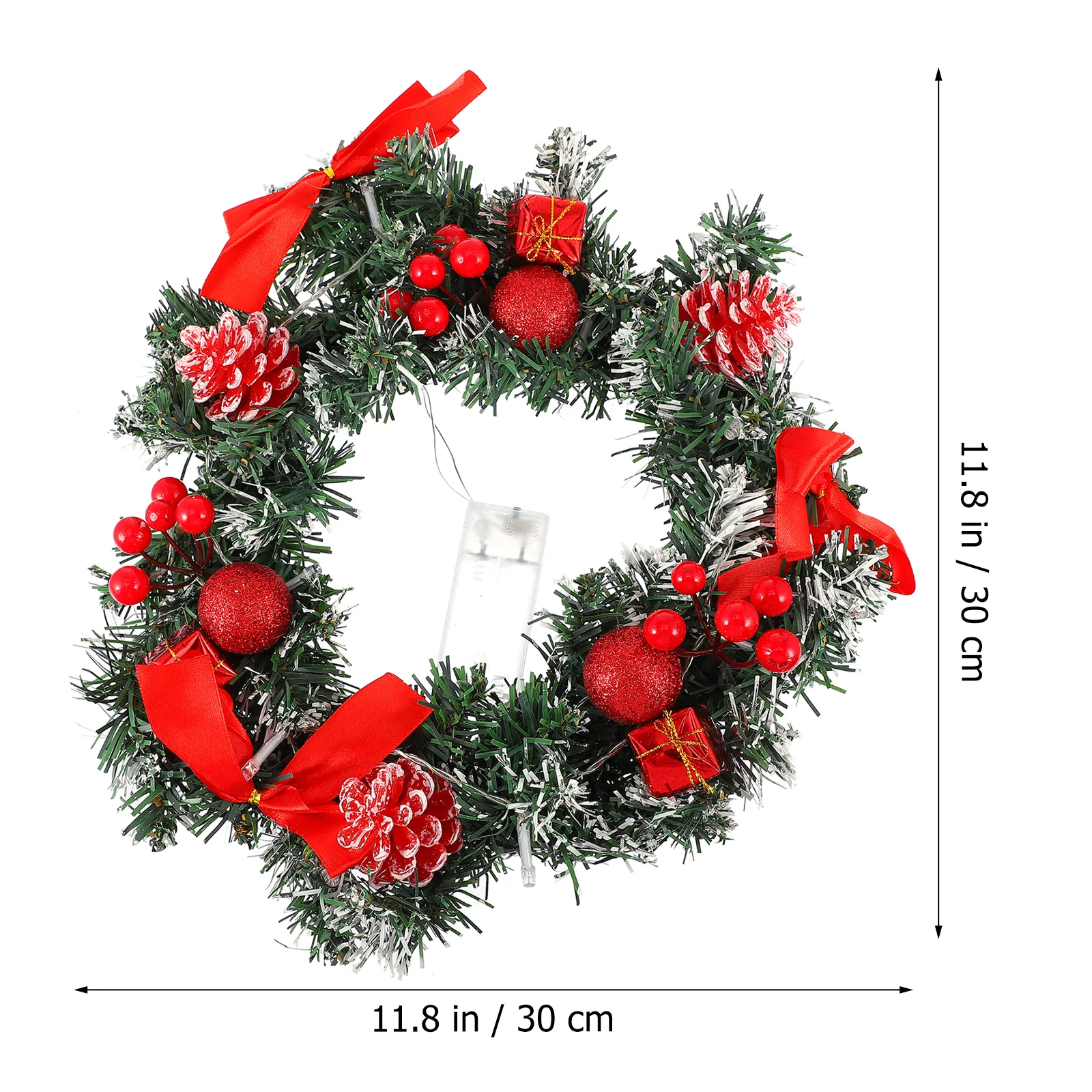 Decoration with Lamp Wreath Christmas Door Outdoor Decorations PVC Decorated Wreaths Garland for Front Unique Design Hanging
Decoration with Lamp Wreath Christmas Door Outdoor Decorations PVC Decorated Wreaths Garland for Front Unique Design Hanging