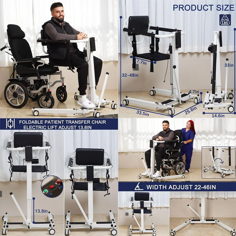 Electric Seat Assist Lifting Cushion, 200lb Capacity, up to 34 Chair Lift Assist Device, with OneButton Control amp Dual Power
Electric Seat Assist Lifting Cushion, 200lb Capacity, up to 34 Chair Lift Assist Device, with OneButton Control amp Dual Power