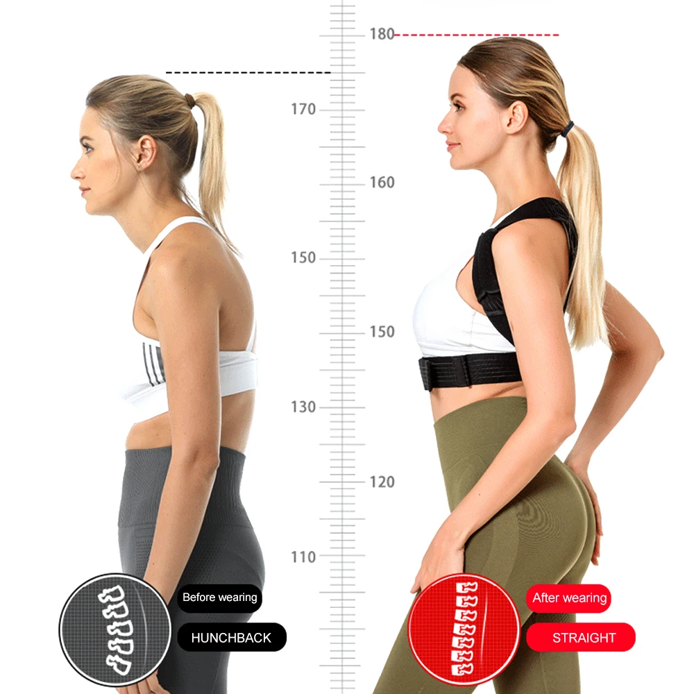 1PCS Back Brace Posture Corrector for Men and Women - Adjustable Posture Back Brace for Upper and Lower Back Pain Relief
1PCS Back Brace Posture Corrector for Men and Women - Adjustable Posture Back Brace for Upper and Lower Back Pain Relief