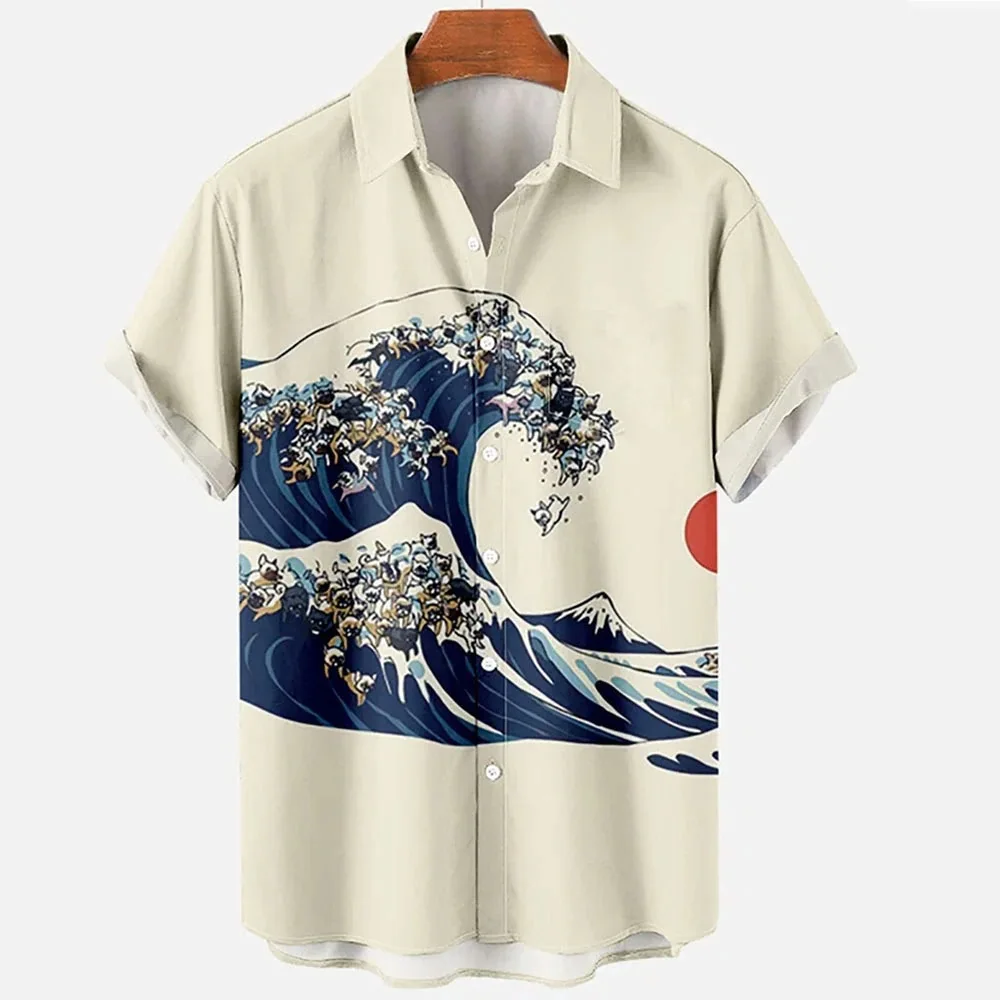 2025 3D Printed Men's Shirt Casual Summer Short Sleeved Lapel Shirt Fashionable Vacation Style Men's Loose Top
2025 3D Printed Men's Shirt Casual Summer Short Sleeved Lapel Shirt Fashionable Vacation Style Men's Loose Top