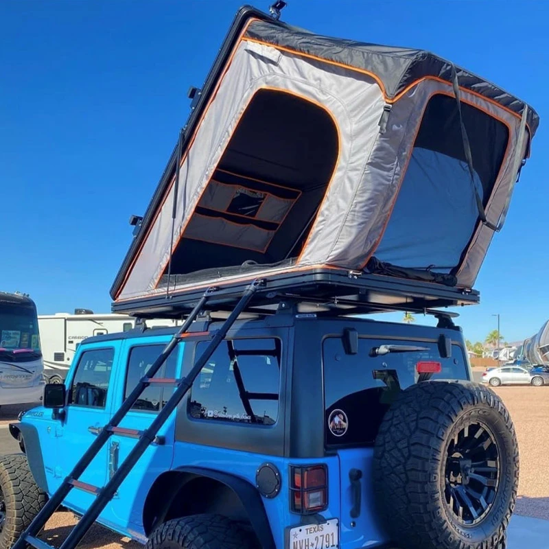 Triangle Rooftop Tent Hard Shell 4x4 Car Camping Aluminum Hard Shell Roof Top Tent for 2-3 Person
Triangle Rooftop Tent Hard Shell 4x4 Car Camping Aluminum Hard Shell Roof Top Tent for 2-3 Person