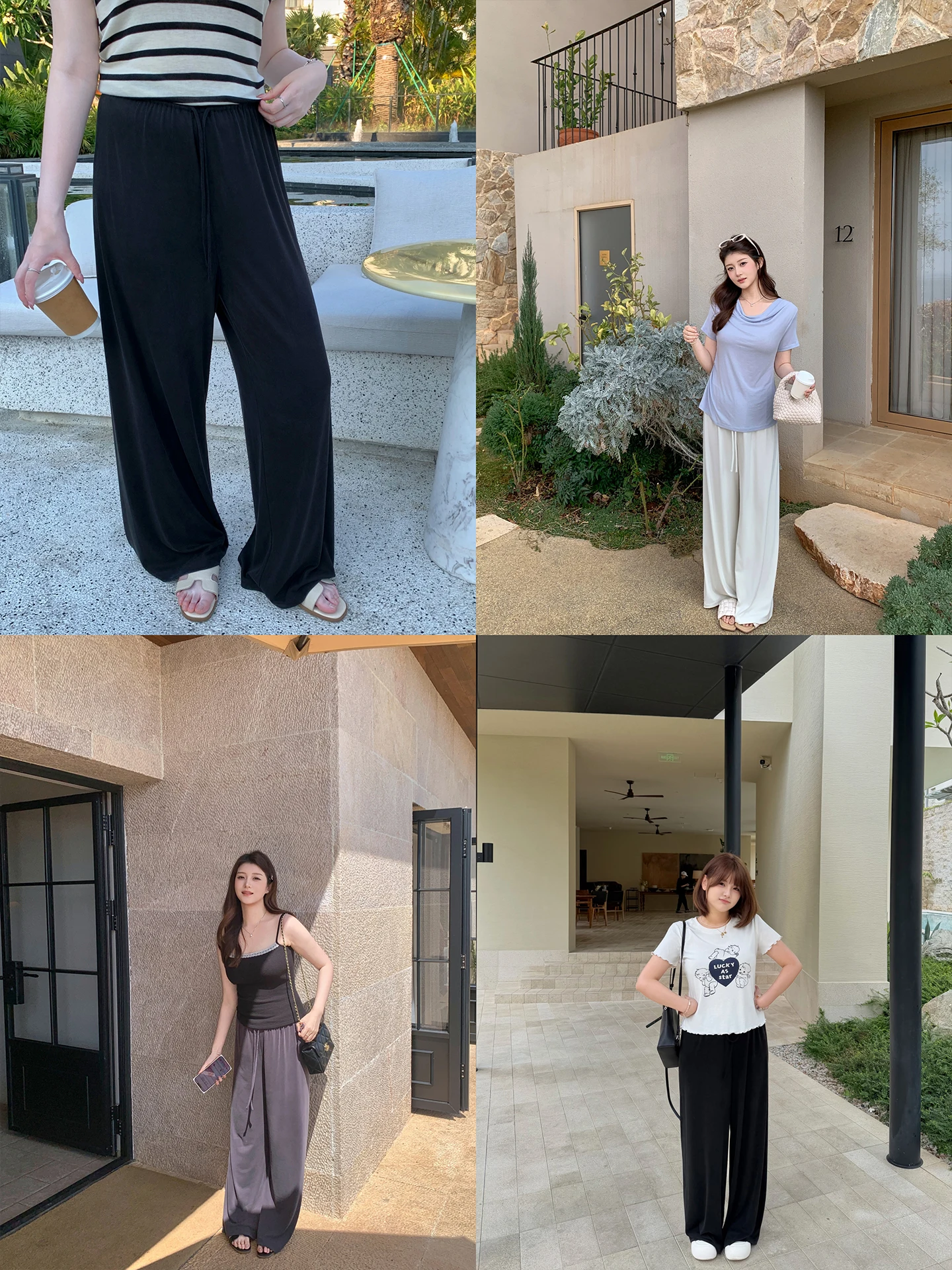 Casual Wide Leg Pants for plus Size Women Summer Loose Slimming Meat Covering Walking Pants Maxisi Brand Casual Style
Casual Wide Leg Pants for plus Size Women Summer Loose Slimming Meat Covering Walking Pants Maxisi Brand Casual Style