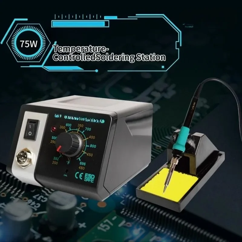 Industrial grade constant temperature welding table 75W high power home maintenance soldering gun
Industrial grade constant temperature welding table 75W high power home maintenance soldering gun