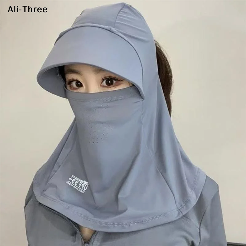 1Pcs Full Face Sunscreen Mask With Hat-Brim Adjustable Head-mounted Breathable Face Cover UV Protection Summer Outdoor Sports
1Pcs Full Face Sunscreen Mask With Hat-Brim Adjustable Head-mounted Breathable Face Cover UV Protection Summer Outdoor Sports