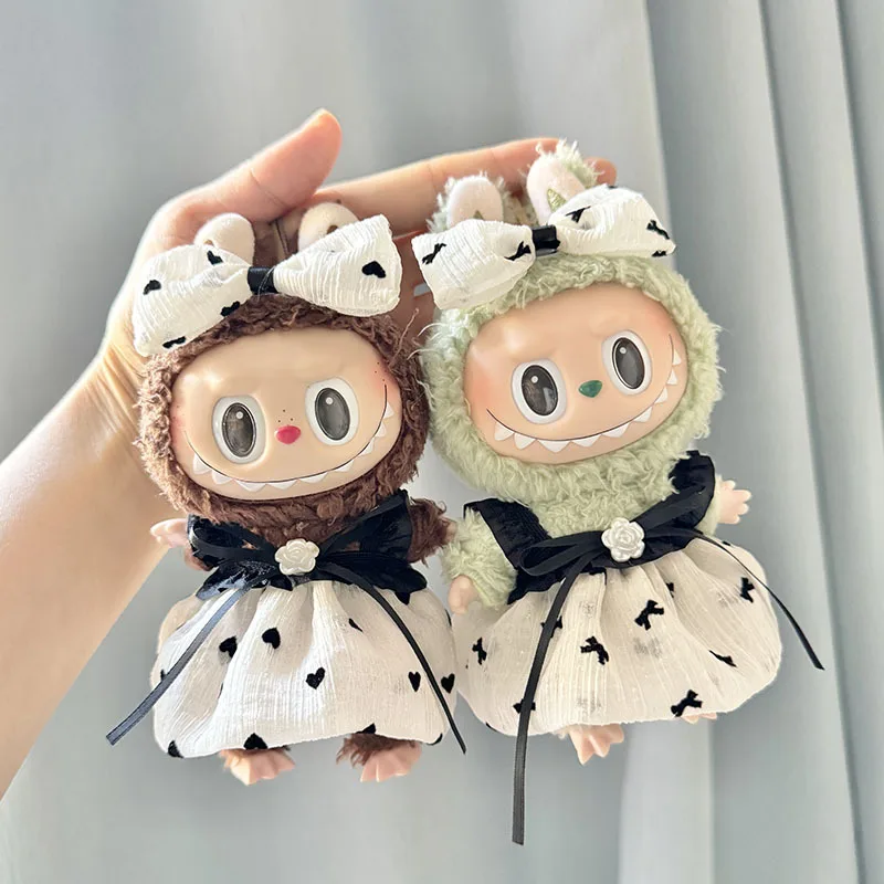 17cm Mini Plush Doll'S Clothes Outfit Accessories For Korea Kpop Exo Labubu Idol V1 V2 Strap skirt set Clothing fashion Gift
17cm Mini Plush Doll'S Clothes Outfit Accessories For Korea Kpop Exo Labubu Idol V1 V2 Strap skirt set Clothing fashion Gift
