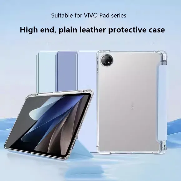 Transparent Soft Case For VIVO Pad5 Pro 13 inch 2025 Pad3 Pro iQOO Pad 2 Pro Pad3 Pad2 Pad12.1 Air 11.5 Pad11 With Pencil Holder
Transparent Soft Case For VIVO Pad5 Pro 13 inch 2025 Pad3 Pro iQOO Pad 2 Pro Pad3 Pad2 Pad12.1 Air 11.5 Pad11 With Pencil Holder