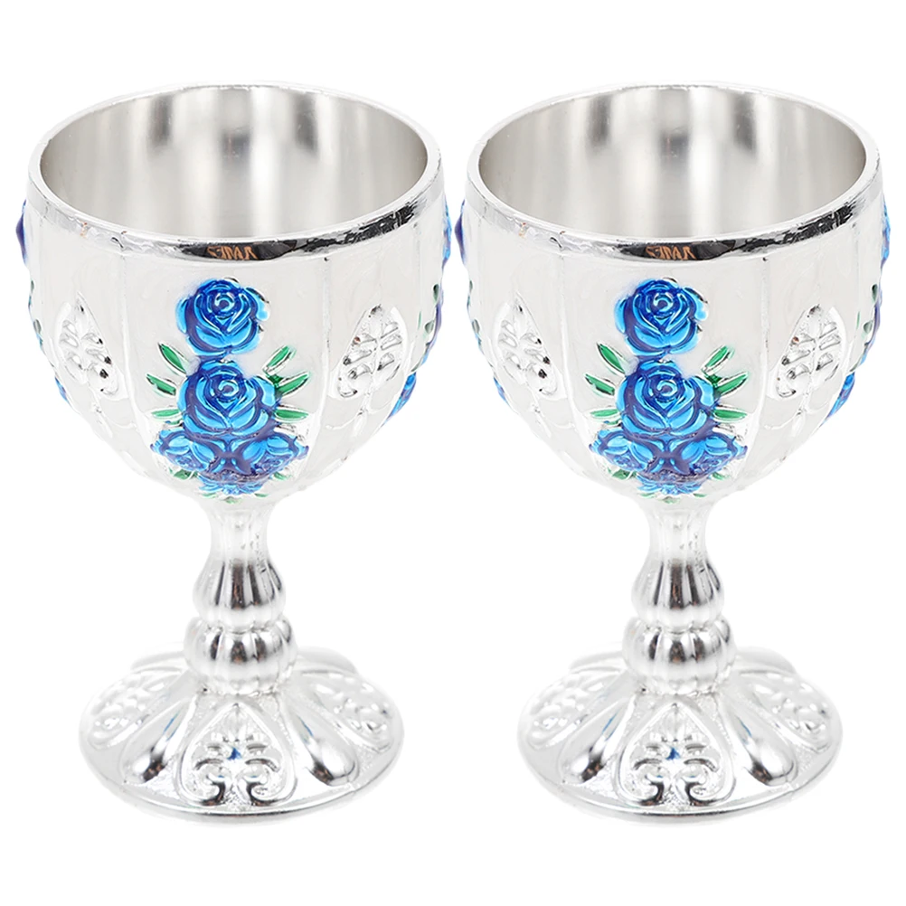 2 Pcs Retro Glass Vintage Cup Goblet Metal Cups Small Mini Decorative Drinking Water Glasses Baby
2 Pcs Retro Glass Vintage Cup Goblet Metal Cups Small Mini Decorative Drinking Water Glasses Baby