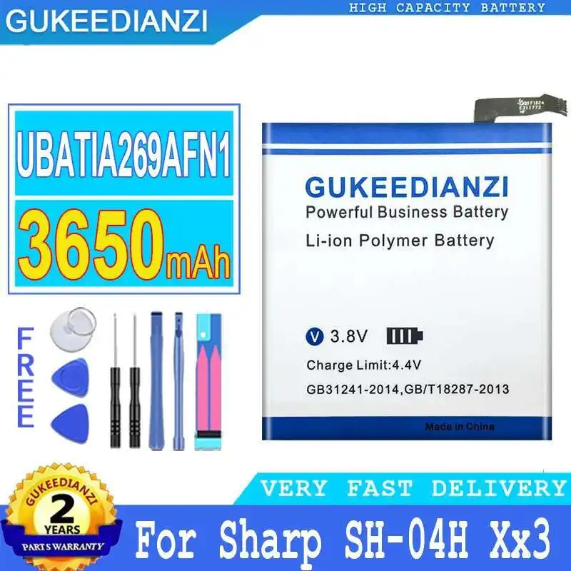 3650Mah Mobile Phone Battery For Sharp Aquos Zeta SH-04H Xx3 SHV34 506SH P1 P1X UBATIA269AFN1 Safe
3650Mah Mobile Phone Battery For Sharp Aquos Zeta SH-04H Xx3 SHV34 506SH P1 P1X UBATIA269AFN1 Safe