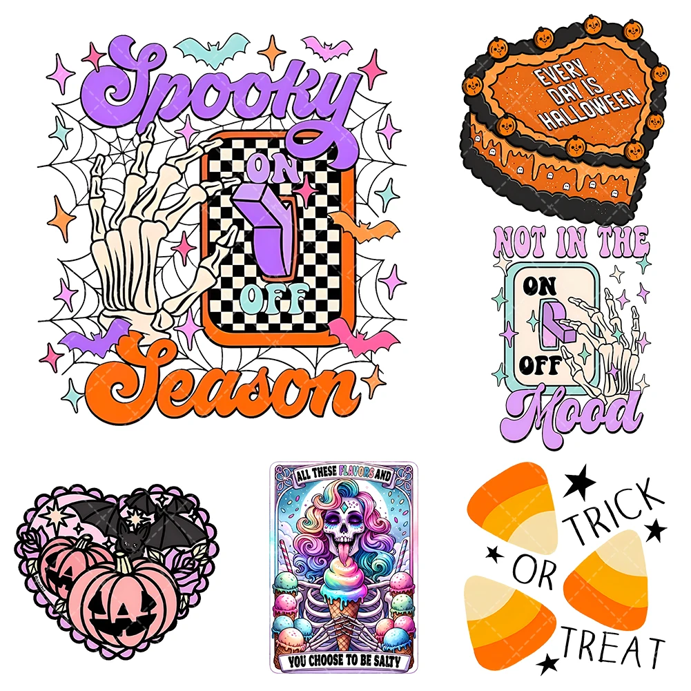 New Purple Halloween Iron On Heat Transfer Stickers For Clothes DTF Pinted Vinyl Thermal Appliques Washable T-Shirt Decal
New Purple Halloween Iron On Heat Transfer Stickers For Clothes DTF Pinted Vinyl Thermal Appliques Washable T-Shirt Decal