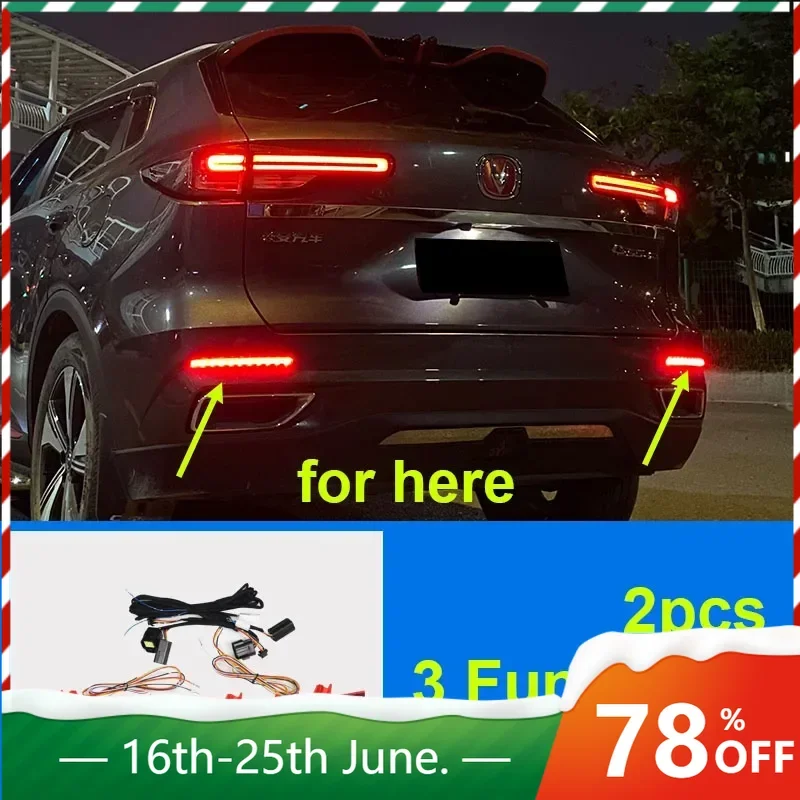 2pc for Changan CS55 PLUS 2024 Rear Fog Lamp Modification LED Streaming Direction Cs55plus 2023
2pc for Changan CS55 PLUS 2024 Rear Fog Lamp Modification LED Streaming Direction Cs55plus 2023