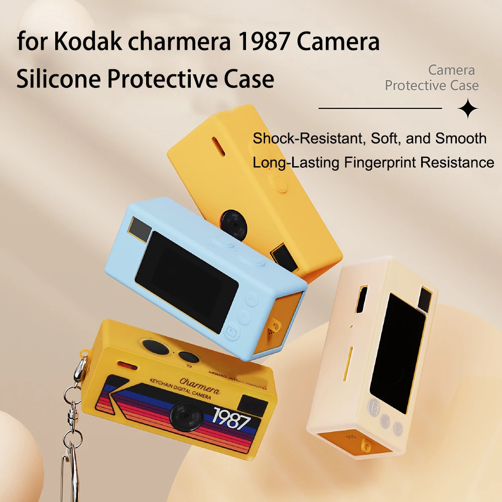 Ultra Thin Liquid Silicone Case for Kodak Charmera 1987 Key Chain Digital Camera 1 to 1 Precision Mold Shockproof Dustproof
Ultra Thin Liquid Silicone Case for Kodak Charmera 1987 Key Chain Digital Camera 1 to 1 Precision Mold Shockproof Dustproof