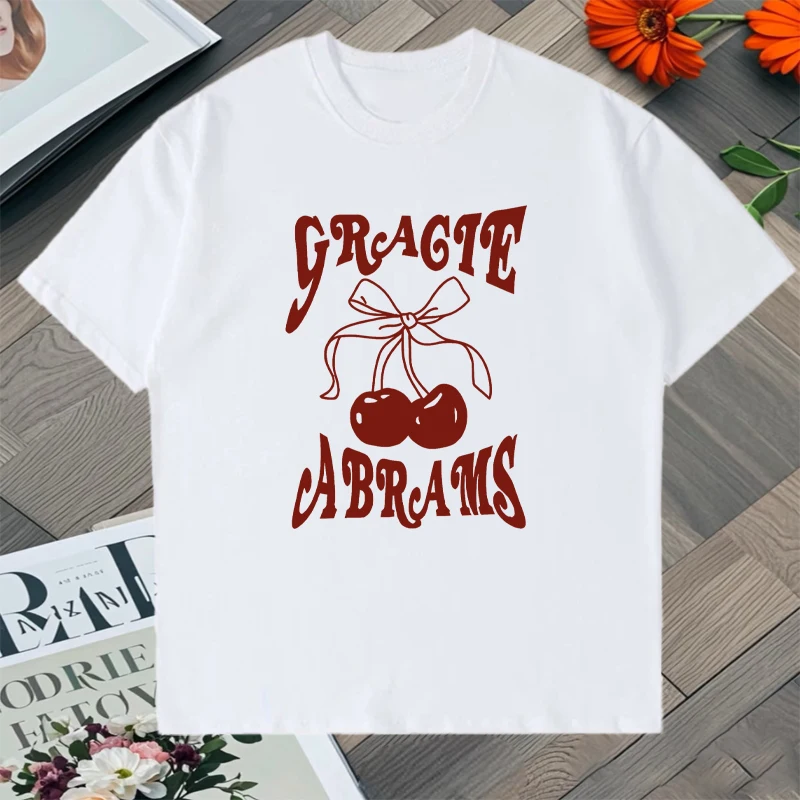 Gracie Abrams Graphic Printed Oversized t-shirt harajuku Streetwear Men Women 100% Cotton short sleeve t-shirts Unisex clothing
Gracie Abrams Graphic Printed Oversized t-shirt harajuku Streetwear Men Women 100% Cotton short sleeve t-shirts Unisex clothing