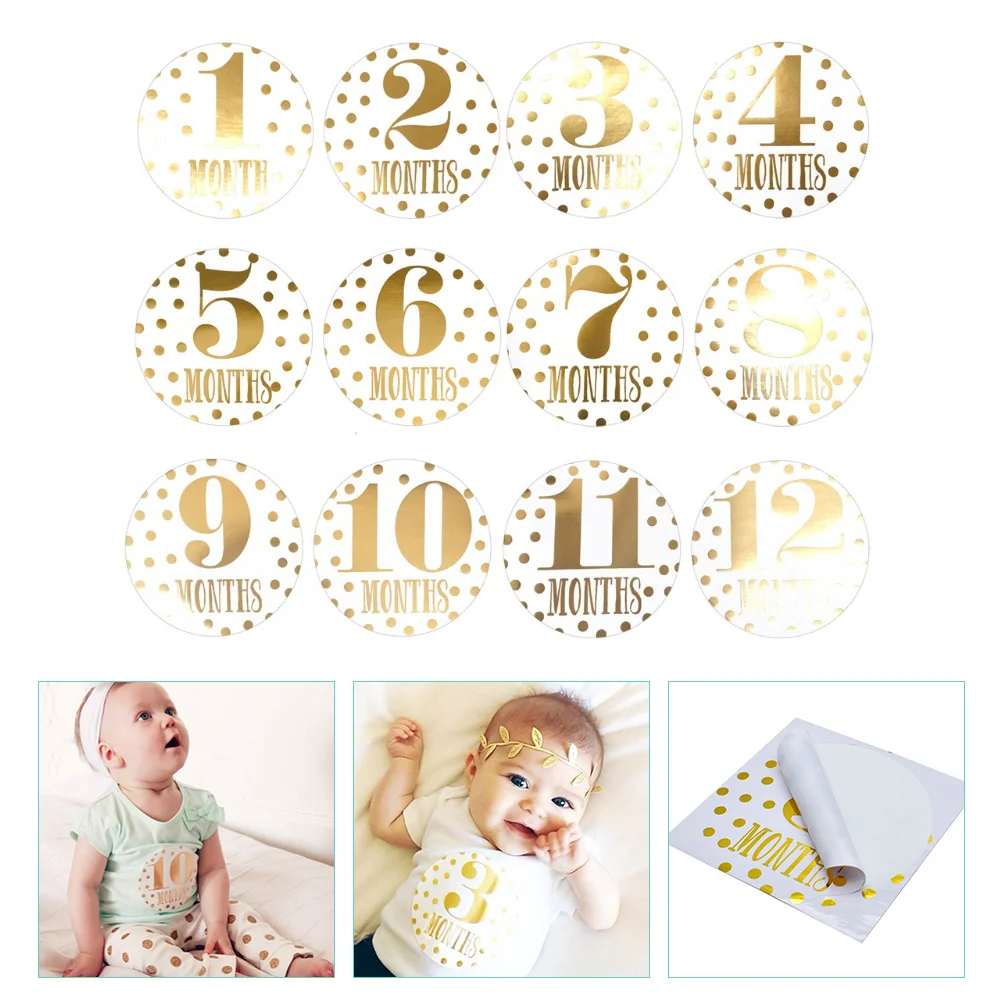 12pcs Monthly Milestone Stickers Creative Numbers Design Photo Props Durable Paper Material Baby Shower Gift Month Stickers For
12pcs Monthly Milestone Stickers Creative Numbers Design Photo Props Durable Paper Material Baby Shower Gift Month Stickers For