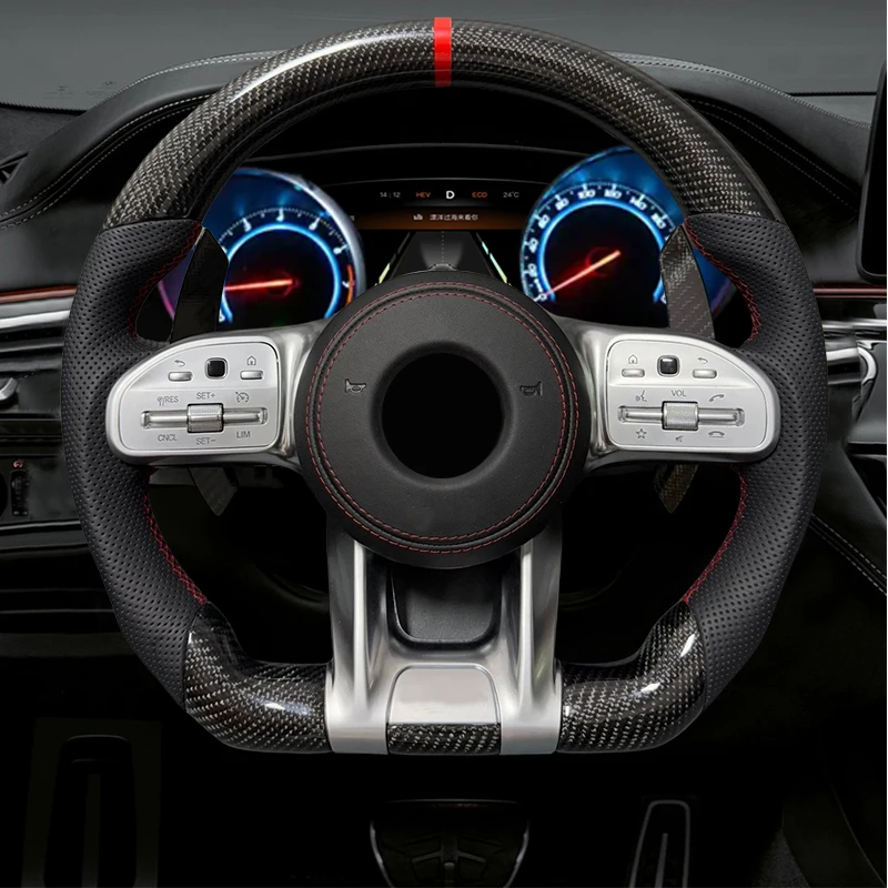 A-Class C-Class E-Class Carbon fiber Steerring Wheel customization Used for Mercedes Benz S-Class 809 C200 W204 205 206 GLC AMG
A-Class C-Class E-Class Carbon fiber Steerring Wheel customization Used for Mercedes Benz S-Class 809 C200 W204 205 206 GLC AMG