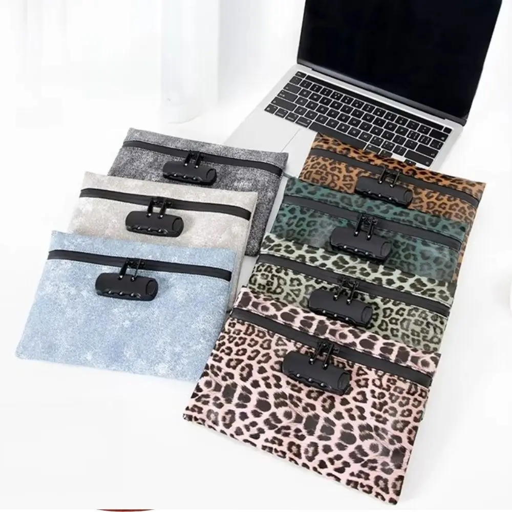 Transparent Combination Lock Money Bag Waterproof Pouch Portable Security Document Bag Zip Closure File Folders
Transparent Combination Lock Money Bag Waterproof Pouch Portable Security Document Bag Zip Closure File Folders