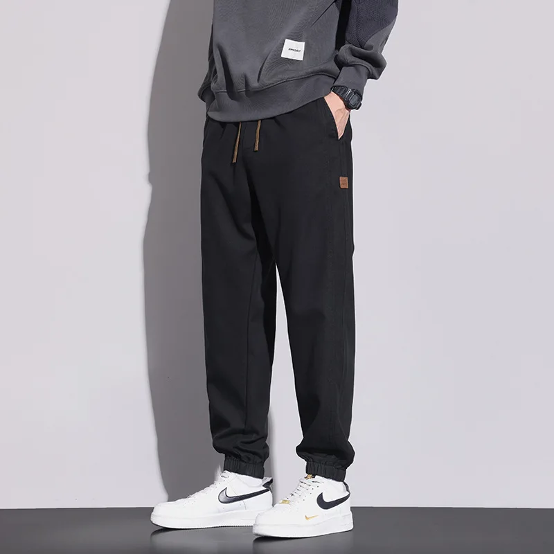 Men's Stretch Pants Korea Fashion Drawstring Elastic Waist Loose Harlan Jogger Casual Trousers Cargo Sweatpants Plus Size 4XL
Men's Stretch Pants Korea Fashion Drawstring Elastic Waist Loose Harlan Jogger Casual Trousers Cargo Sweatpants Plus Size 4XL