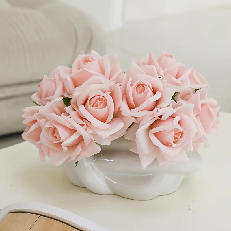 4pcs Artificial Flowers High Quality Moisturizing Roses Home Decoration Real Touch Champagne Fake Flower Simulated Rose Bundle
4pcs Artificial Flowers High Quality Moisturizing Roses Home Decoration Real Touch Champagne Fake Flower Simulated Rose Bundle