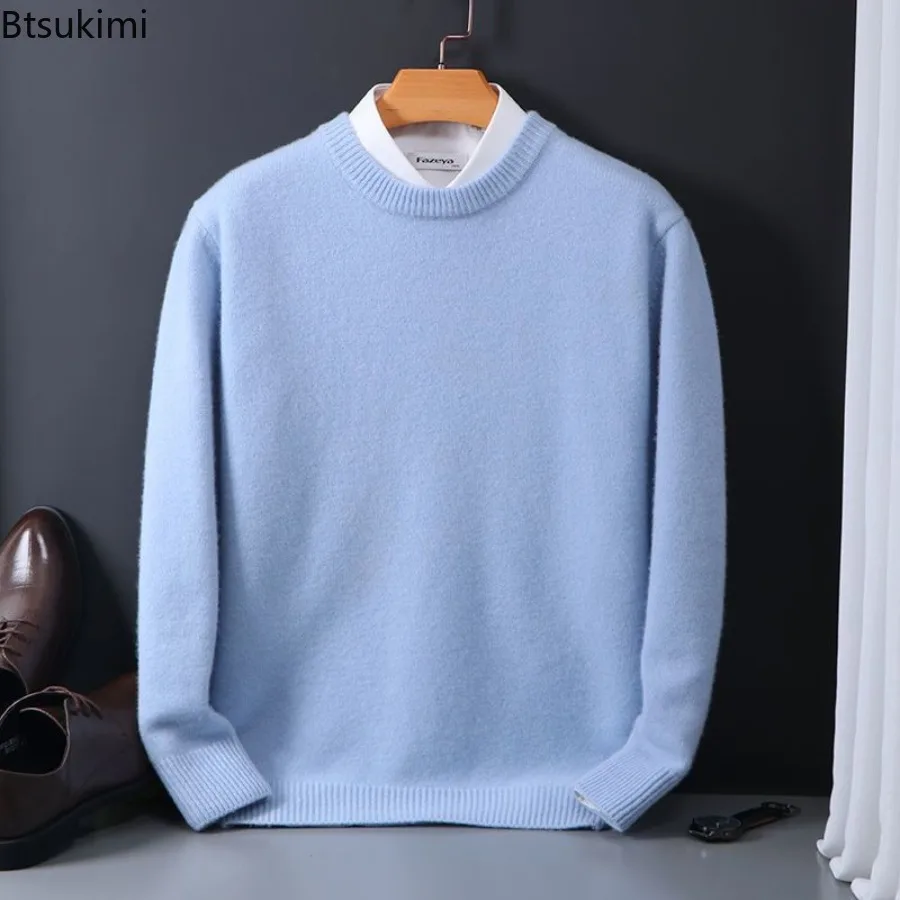 2025 Cashmere Sweater O-neck Pullovers Men's Loose Oversized M-4XL Knitted Bottom Shirt Autumn Winter New Korean Casual Men Top
2025 Cashmere Sweater O-neck Pullovers Men's Loose Oversized M-4XL Knitted Bottom Shirt Autumn Winter New Korean Casual Men Top