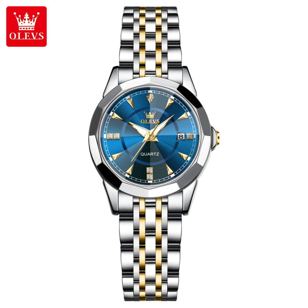 OLEVS 9977 Fashion Quartz Watch Gift Stainless Steel Watchband Round-dial Wristwatch Calendar Luminous
OLEVS 9977 Fashion Quartz Watch Gift Stainless Steel Watchband Round-dial Wristwatch Calendar Luminous