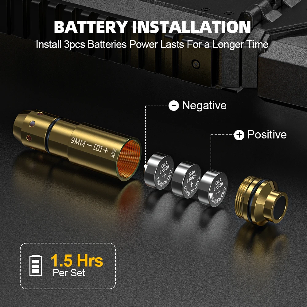 12GA/9mm/38SPL/40S&W/45ACP/223Rem Red Dot Laser Training Cartridge Dry Fire Tactical Bullet Trainer for Pistol Marksmanship.
12GA/9mm/38SPL/40S&W/45ACP/223Rem Red Dot Laser Training Cartridge Dry Fire Tactical Bullet Trainer for Pistol Marksmanship.