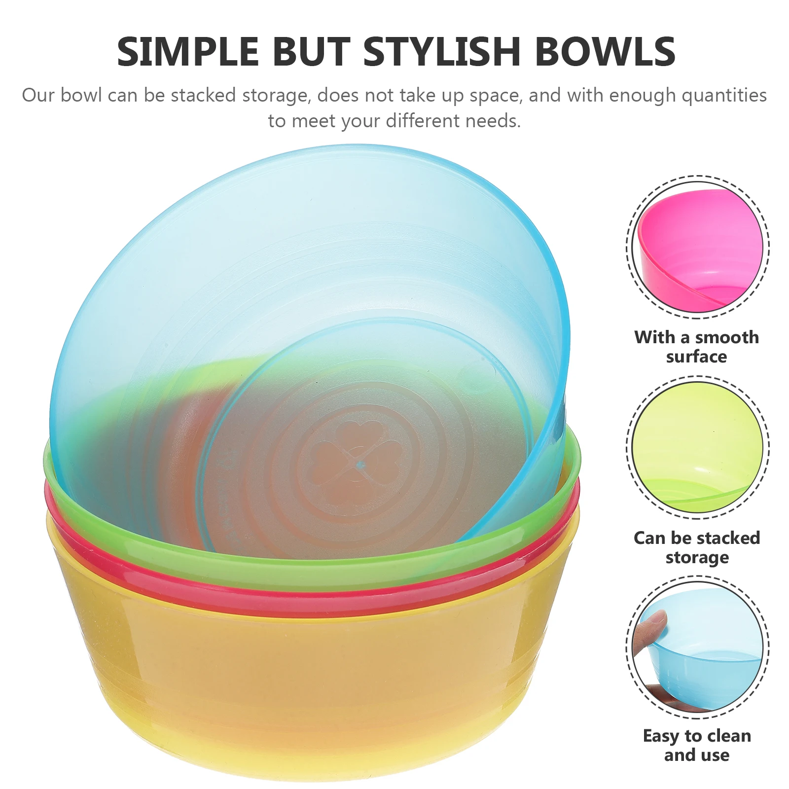 12pcs Plastic Rice Bowls Kids Cereal Mini Bowls PP Material Sturdy Durable Stackable Storage Kitchen Home Use
12pcs Plastic Rice Bowls Kids Cereal Mini Bowls PP Material Sturdy Durable Stackable Storage Kitchen Home Use
