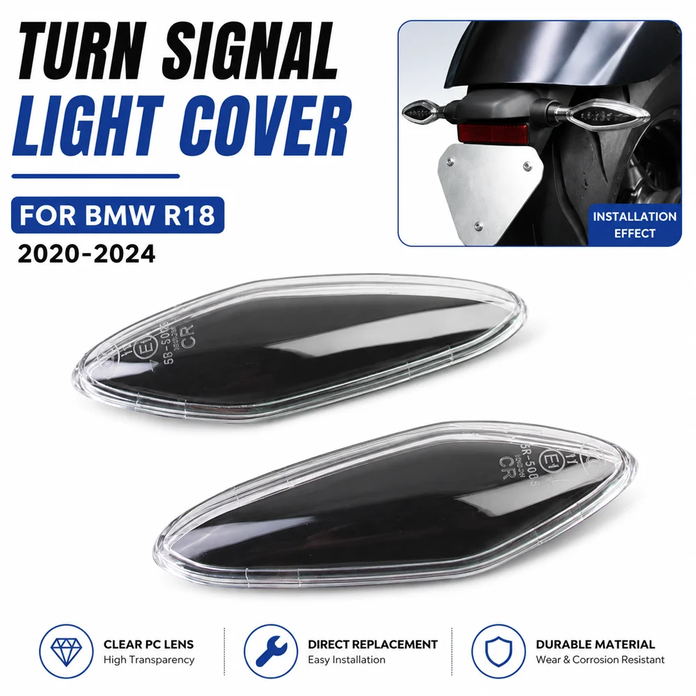 Motorcycle Indicator Light Lens Shell Lamp Replacemever For BMW R18 2020-2024 R 18 Classic Flashing Light Shell Accessories
Motorcycle Indicator Light Lens Shell Lamp Replacemever For BMW R18 2020-2024 R 18 Classic Flashing Light Shell Accessories