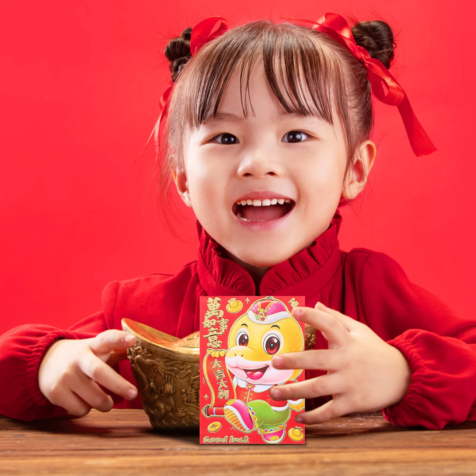 60Pcs Chinese New Year Red Envelopes 2025 Year of The Snake Lucky Money Packets Spring Festival Wedding Birthday Hong Bao
60Pcs Chinese New Year Red Envelopes 2025 Year of The Snake Lucky Money Packets Spring Festival Wedding Birthday Hong Bao