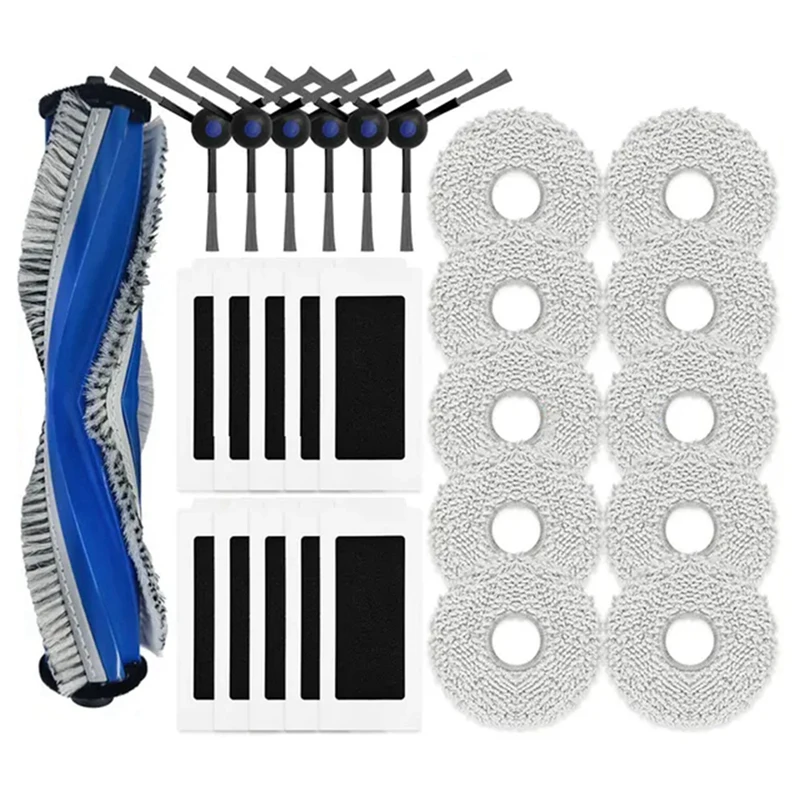 B01C-For ECOVACS DEBOT T30S COMBO Roller Side Brush Hepa Filter Mop Cloth Robot Vacuum Cleaner Replacement Parts
B01C-For ECOVACS DEBOT T30S COMBO Roller Side Brush Hepa Filter Mop Cloth Robot Vacuum Cleaner Replacement Parts