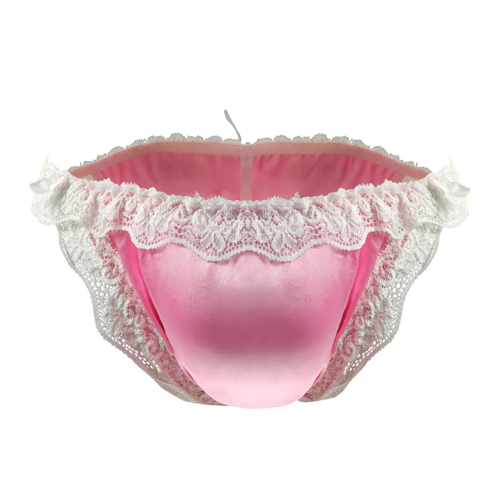 Erotic Men's Brief Underwear Silky Smooth Lace Ruffled Gays Sexy Low Waist U Convex Pouch Panties Sissy Crossdressing Underpants
Erotic Men's Brief Underwear Silky Smooth Lace Ruffled Gays Sexy Low Waist U Convex Pouch Panties Sissy Crossdressing Underpants