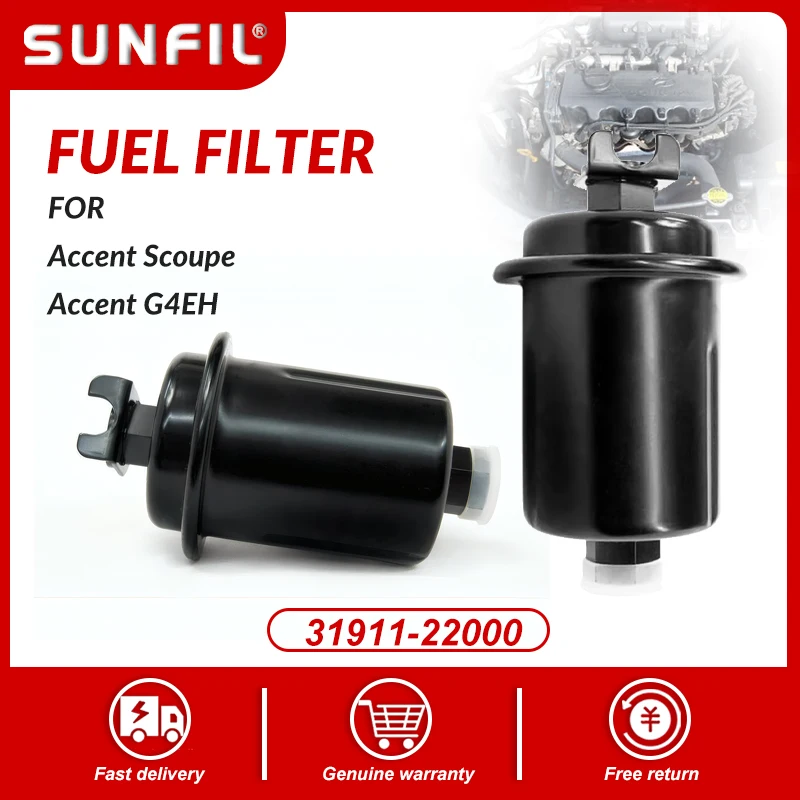 Fuel Filter 31911-22000 Accent Scoupe 1993-2000 & Accent G4EH 31910-23500 MB503724 MB348127 MB-504759
Fuel Filter 31911-22000 Accent Scoupe 1993-2000 & Accent G4EH 31910-23500 MB503724 MB348127 MB-504759