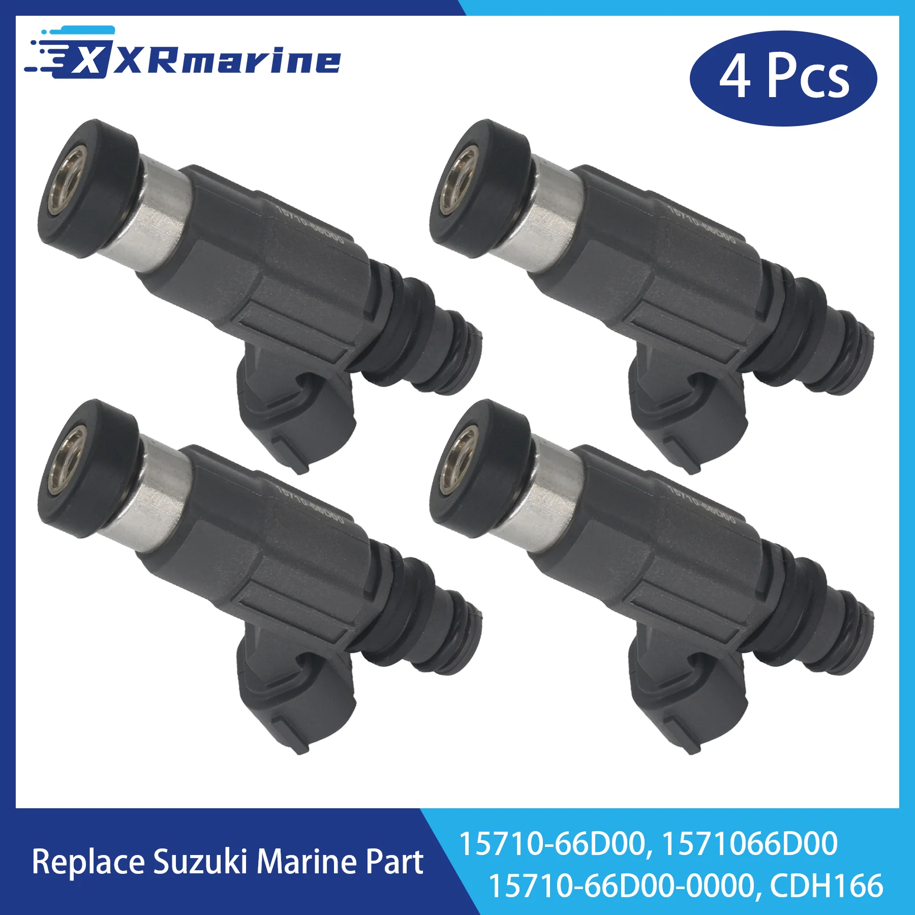 4 Pcs Fuel Injectors 4 Holes 15710-66D00 CDH166 for Suzuki 4-Stroke Outboard Engine DF 60 70 HP Escudo Grand Vitara 1571066D00
4 Pcs Fuel Injectors 4 Holes 15710-66D00 CDH166 for Suzuki 4-Stroke Outboard Engine DF 60 70 HP Escudo Grand Vitara 1571066D00