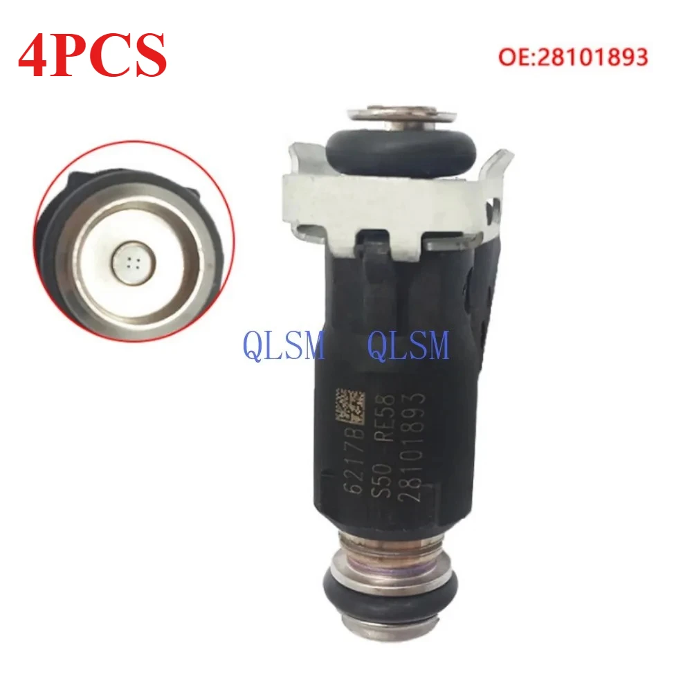 4Pcs High Quality Automotive Fuel Injector Nozzle 28101893 Auto Replacement Parts
4Pcs High Quality Automotive Fuel Injector Nozzle 28101893 Auto Replacement Parts