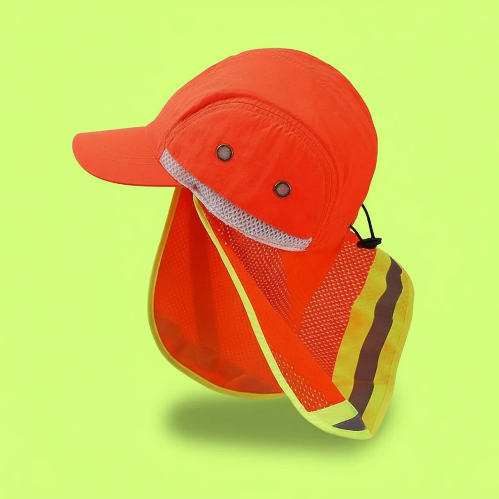 Reflective Safety Sport Cap Breathable Mesh High Visibility Cap with Neck Cover Protection Work Hat Quick Dry for Outdoor
Reflective Safety Sport Cap Breathable Mesh High Visibility Cap with Neck Cover Protection Work Hat Quick Dry for Outdoor