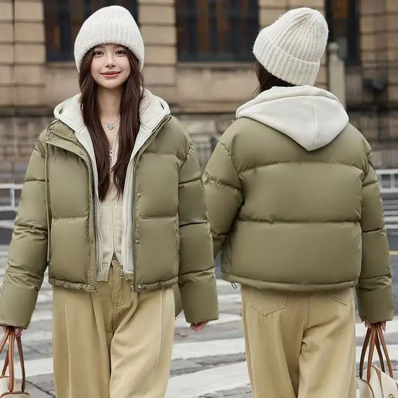 Women Korean Hooded Parkas Fashion Thicken Keep Warm Streetwear Cold Wear Casual Female Outwear Ins Winter Coats Windbreak
Women Korean Hooded Parkas Fashion Thicken Keep Warm Streetwear Cold Wear Casual Female Outwear Ins Winter Coats Windbreak