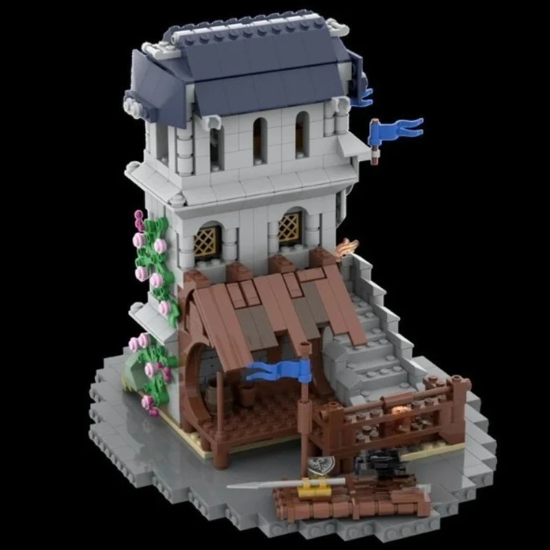887PCS Medieval Black Falcon Lake Outpost MOC Model Building Blocks DIY Assembly Customize Creative Toy Birthday Gift For Boys
887PCS Medieval Black Falcon Lake Outpost MOC Model Building Blocks DIY Assembly Customize Creative Toy Birthday Gift For Boys