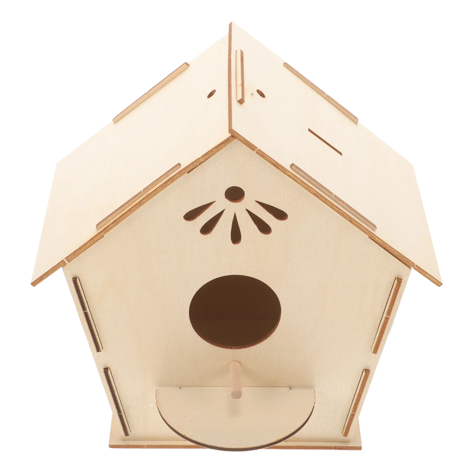 Wooden Bird House Toy 2# Semi Circle Kids Craft Kit Unfinished Wood Birdcage Hand Painting Educational Graffiti Creative
Wooden Bird House Toy 2# Semi Circle Kids Craft Kit Unfinished Wood Birdcage Hand Painting Educational Graffiti Creative