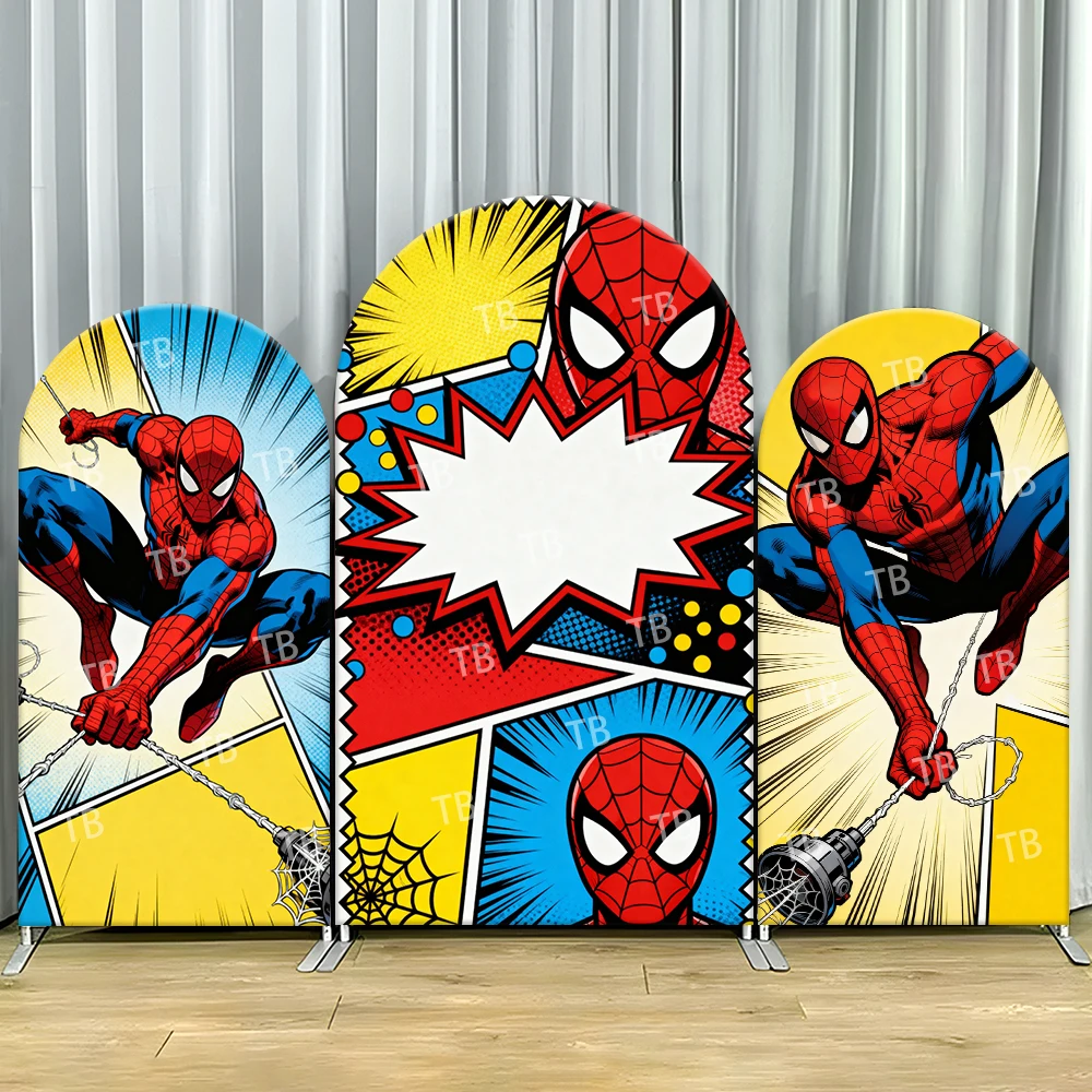 Spider-Man Comic Pop Art Arch Backdrop Cover Dynamic Scene For Kids Birthday Party Cool Cartoon Theme Photo Booth Decor Prop
Spider-Man Comic Pop Art Arch Backdrop Cover Dynamic Scene For Kids Birthday Party Cool Cartoon Theme Photo Booth Decor Prop