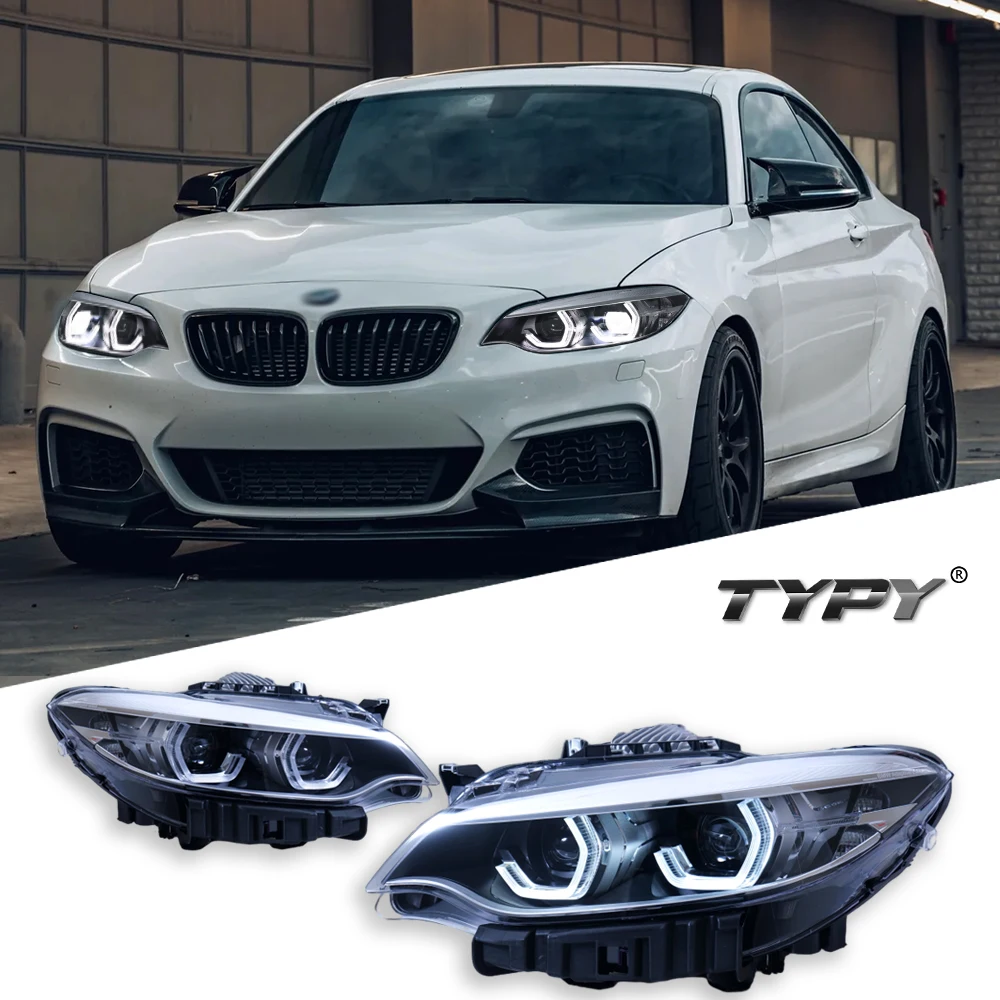 Автомобильная фара для BMW 2 серии F22 F87 M2 2014-2019, обновленная модифицированная новая светодиодная фара с динамическим указателем поворота DRL, автоаксессуары
Автомобильная фара для BMW 2 серии F22 F87 M2 2014-2019, обновленная модифицированная новая светодиодная фара с динамическим указателем поворота DRL, автоаксессуары