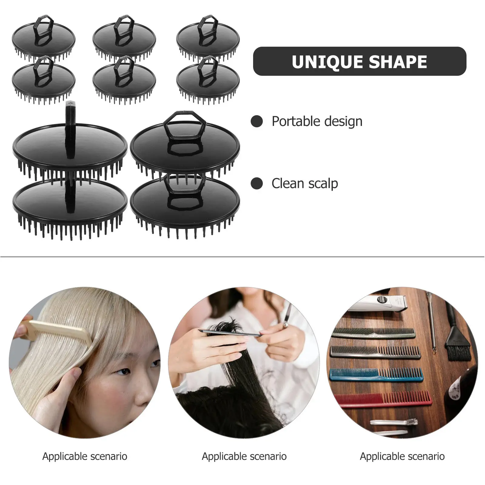 10Pcs Scalp Shampoo Brush Comfortable Hair Washing Brush Deep Clean Exfoliate Itch Relief Travel Body Scrubber
10Pcs Scalp Shampoo Brush Comfortable Hair Washing Brush Deep Clean Exfoliate Itch Relief Travel Body Scrubber