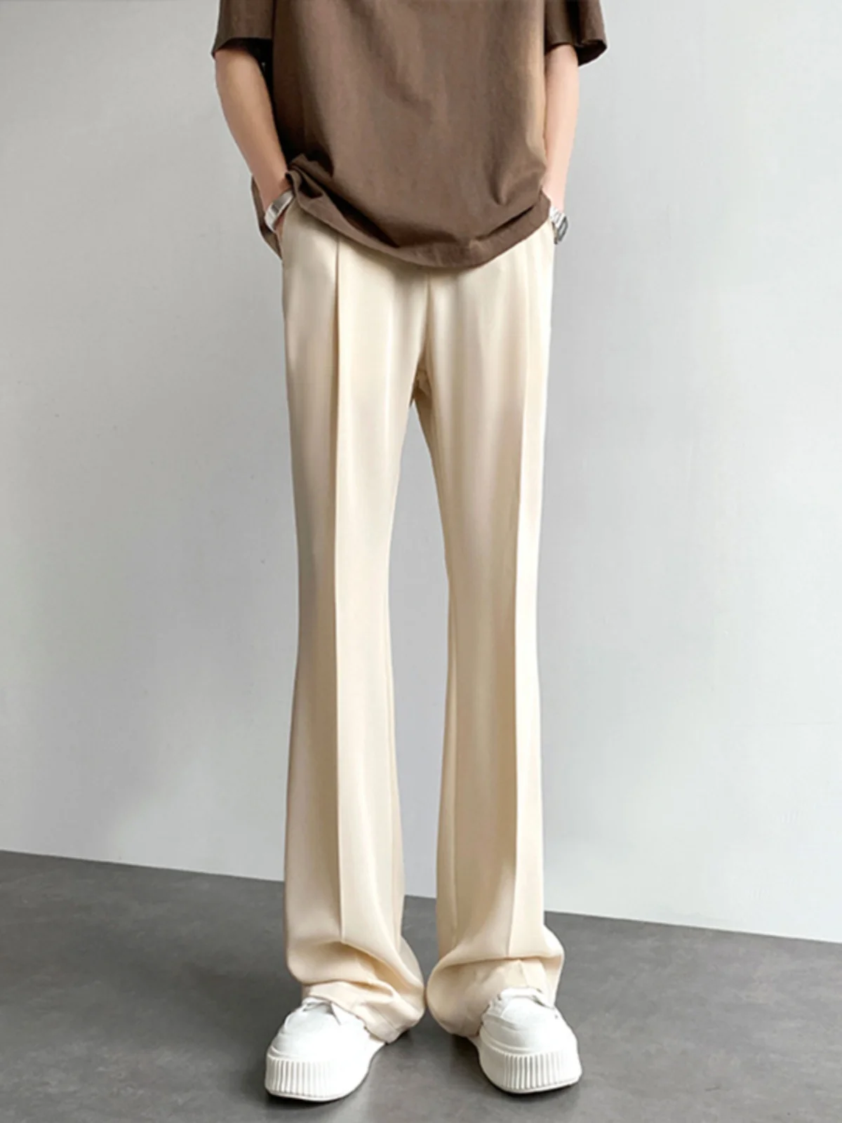 Ice Silk Men's Summer Thin Straight Leg Pants High Street Sle Vibe Casual Trousers Dra High-End Feeling Flared Legs
Ice Silk Men's Summer Thin Straight Leg Pants High Street Sle Vibe Casual Trousers Dra High-End Feeling Flared Legs