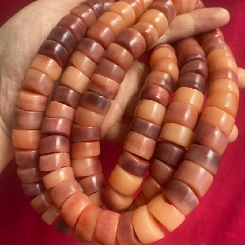 Tibetan-style cultural item: Cow bone with blood inclusions, 108-bead bracelet, DIY Buddhist beads, fashionable jewelry, bracele
Tibetan-style cultural item: Cow bone with blood inclusions, 108-bead bracelet, DIY Buddhist beads, fashionable jewelry, bracele
