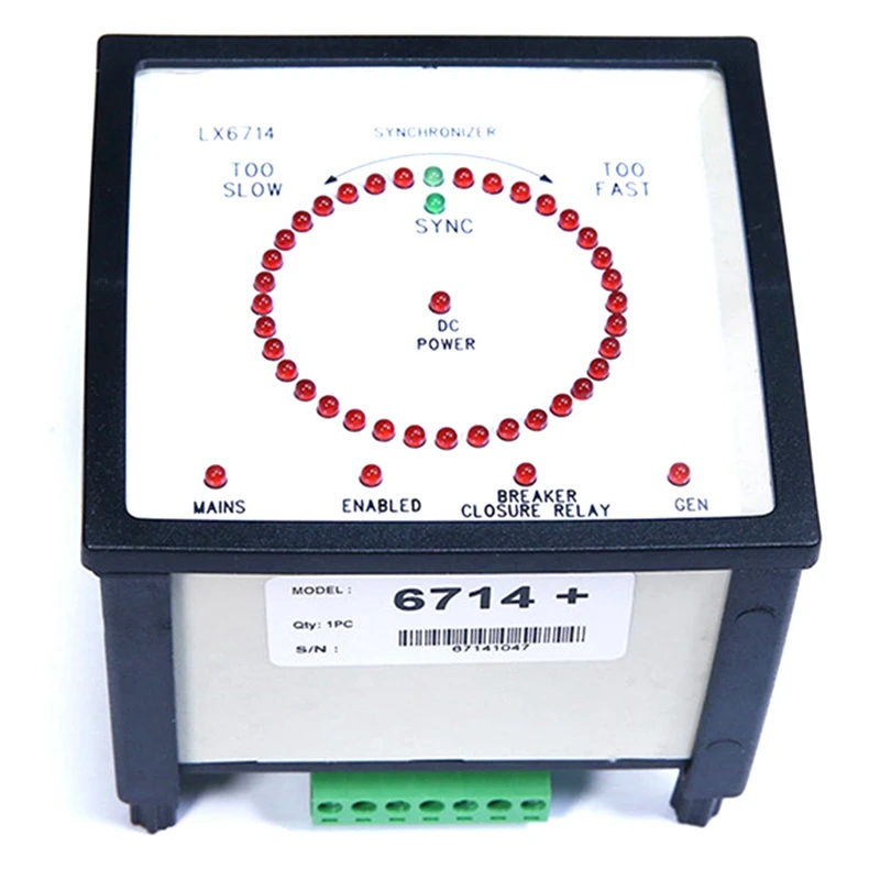 1 PCS Synchronized Parallel Table Syc6714+ Generator Parallel Control Cabinet Portable Accessories
1 PCS Synchronized Parallel Table Syc6714+ Generator Parallel Control Cabinet Portable Accessories