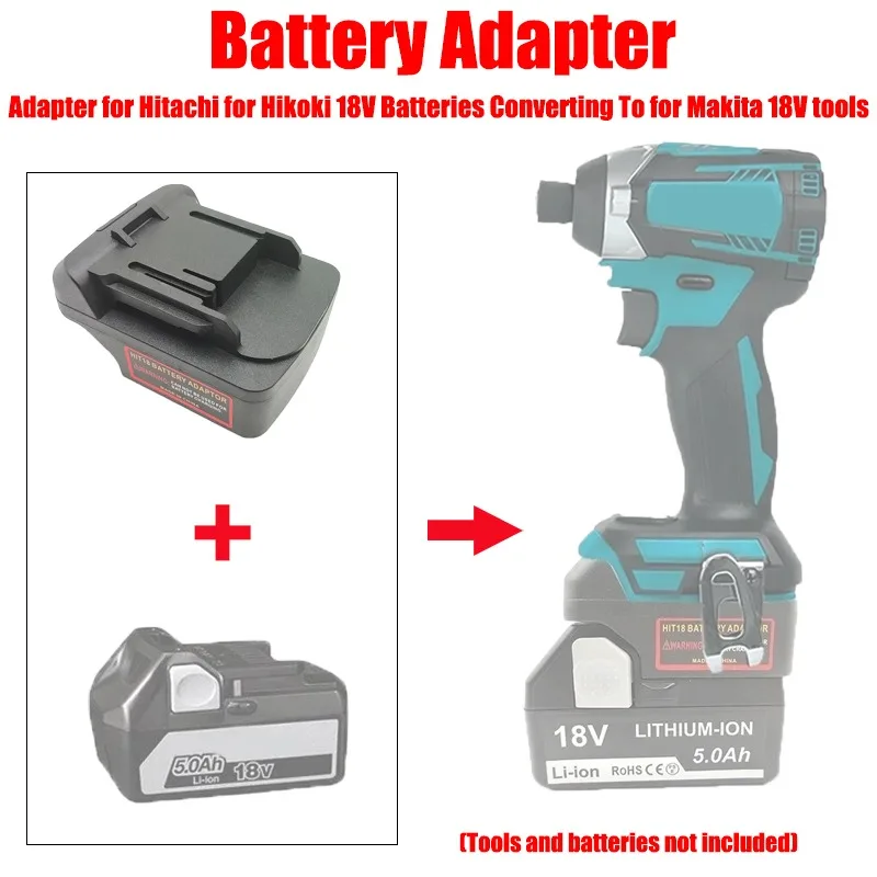 JOEYNUS for Hitachi for Hikoki 18V Battery Adapter Converter Lithium Batteries Converting To for Makita 18V Battery Power Tools
JOEYNUS for Hitachi for Hikoki 18V Battery Adapter Converter Lithium Batteries Converting To for Makita 18V Battery Power Tools