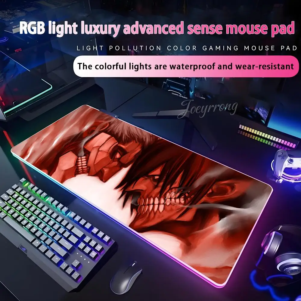 Products Shonen Comics Attack On Titan Mouse Pad RGB Mouse Pad Extended Gaming Keyboard Mats Large 90x40cm XXL Gamer Mousepad
Products Shonen Comics Attack On Titan Mouse Pad RGB Mouse Pad Extended Gaming Keyboard Mats Large 90x40cm XXL Gamer Mousepad