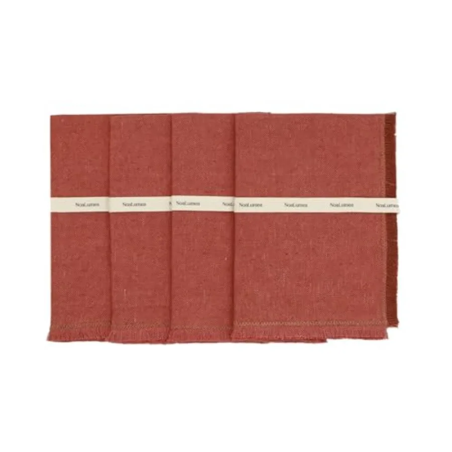 100% Linen Placemats Set of 4 Thick Terracotta Table Mats with Hand-Frayed Edges, Machine Washable, Elegant Dining Table Decor
100% Linen Placemats Set of 4 Thick Terracotta Table Mats with Hand-Frayed Edges, Machine Washable, Elegant Dining Table Decor