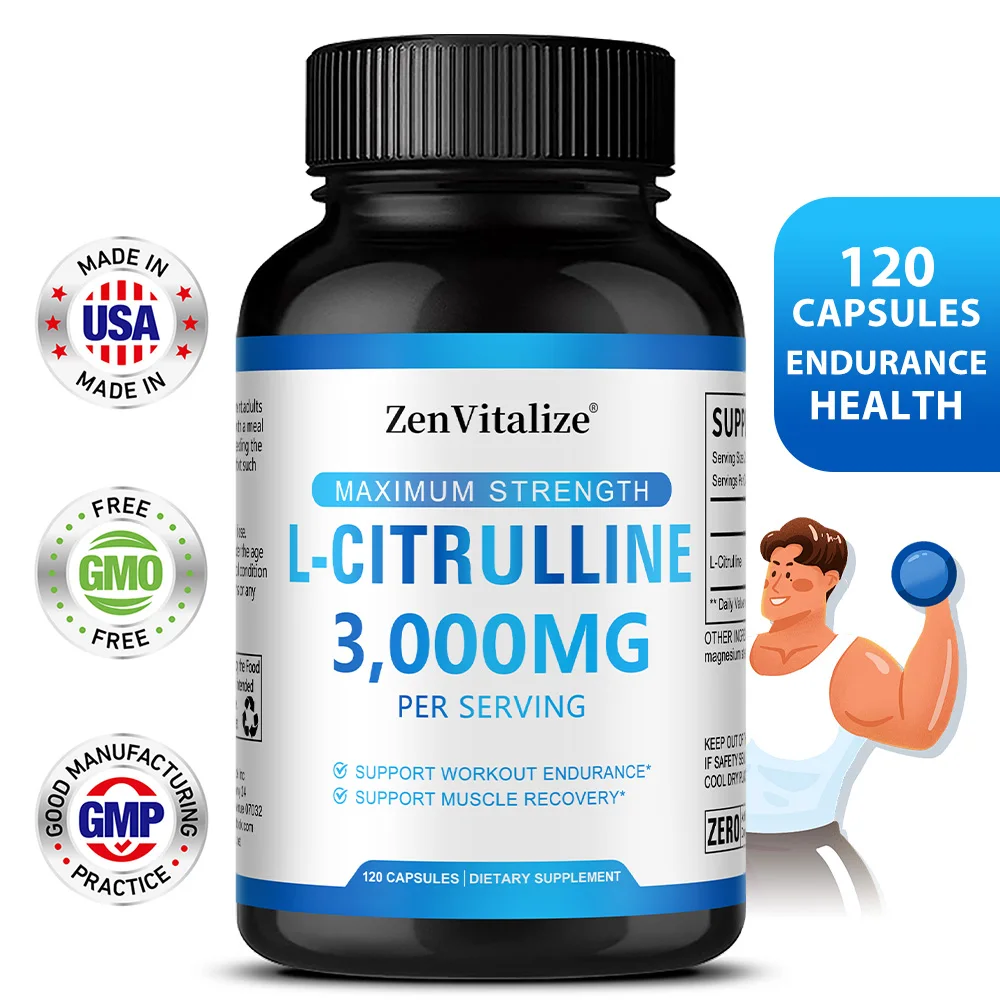 L-citrulline Supplement - Healthy Muscle Building, Energy, Strength, Immune System Support
L-citrulline Supplement - Healthy Muscle Building, Energy, Strength, Immune System Support