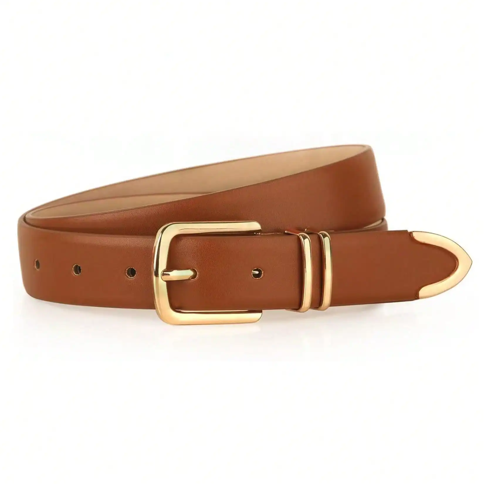 1pc Premium Women's Leather Belts For Daily Style - Soft Comfort, Multiple Colors | Men's Equivalent Leather Belt
1pc Premium Women's Leather Belts For Daily Style - Soft Comfort, Multiple Colors | Men's Equivalent Leather Belt
