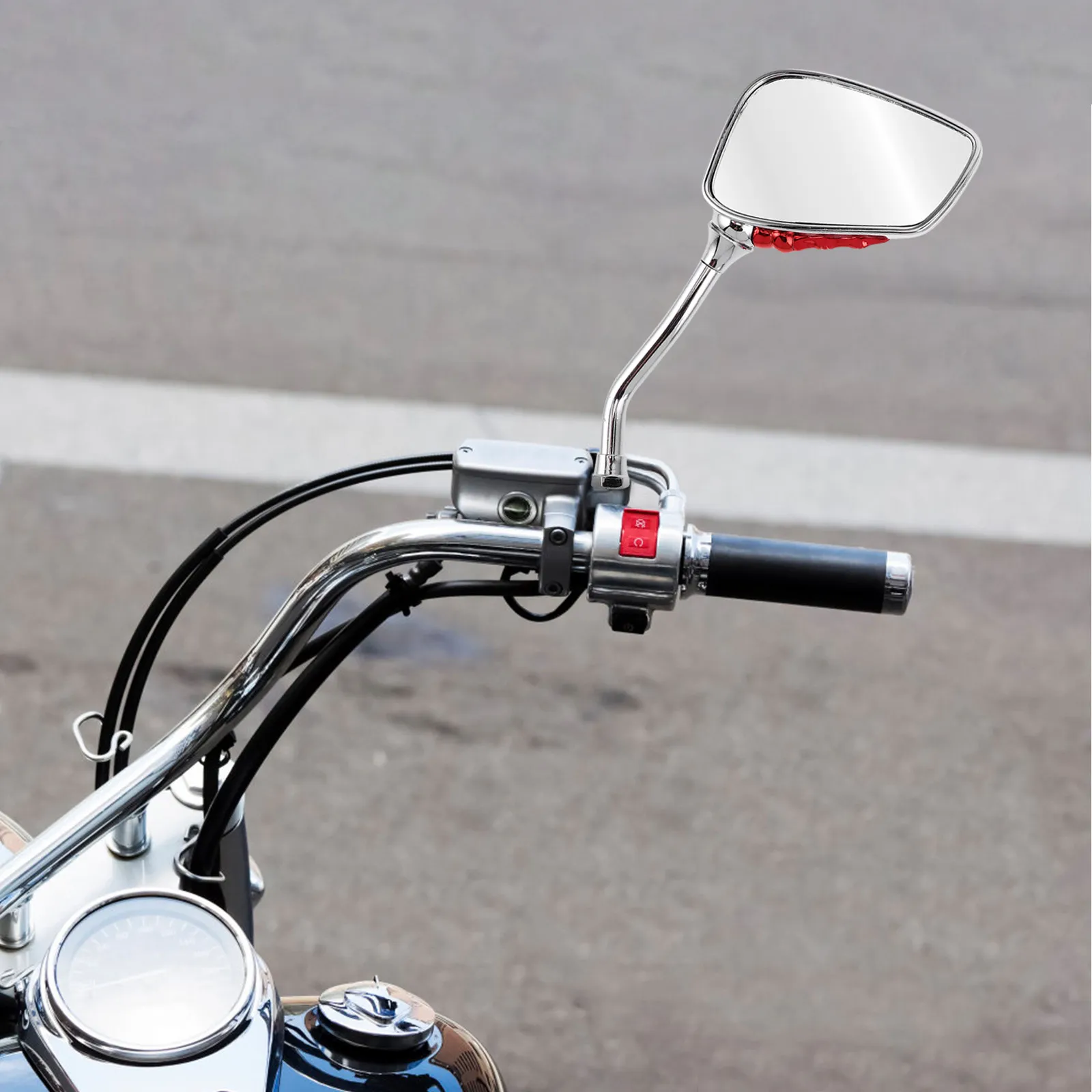 Rear View Mirror Modified Motorcycle Rearview Mirrors Adventure Motorbike Accessories Cycling Side Metal
Rear View Mirror Modified Motorcycle Rearview Mirrors Adventure Motorbike Accessories Cycling Side Metal