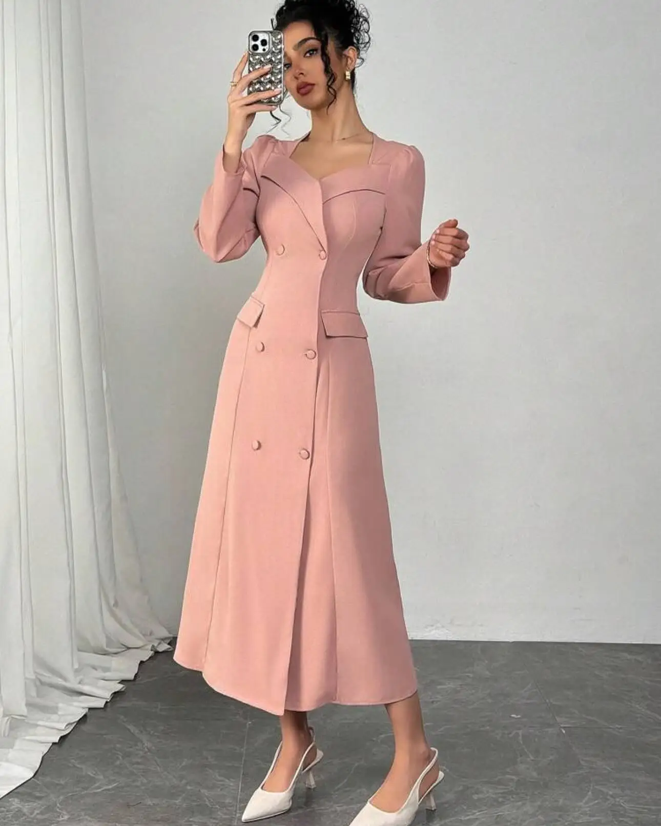 Customized Fashion Square Collar Jersey Long Sleeves Evening Dresses Elegant Ankle Length Celebrity Gowns Vestido De Noche
Customized Fashion Square Collar Jersey Long Sleeves Evening Dresses Elegant Ankle Length Celebrity Gowns Vestido De Noche