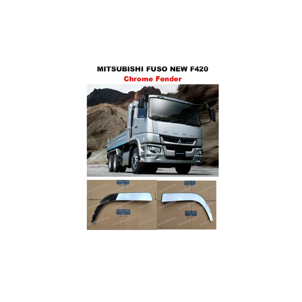 FDONG 1 Set 2 Pcs Chrome Fender for MITSUBISHI FUSO NEW F420
FDONG 1 Set 2 Pcs Chrome Fender for MITSUBISHI FUSO NEW F420